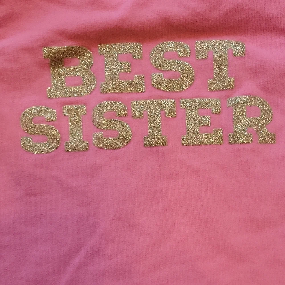 Carter's Pink 'Best Sister' Hoodie Size 9 Months